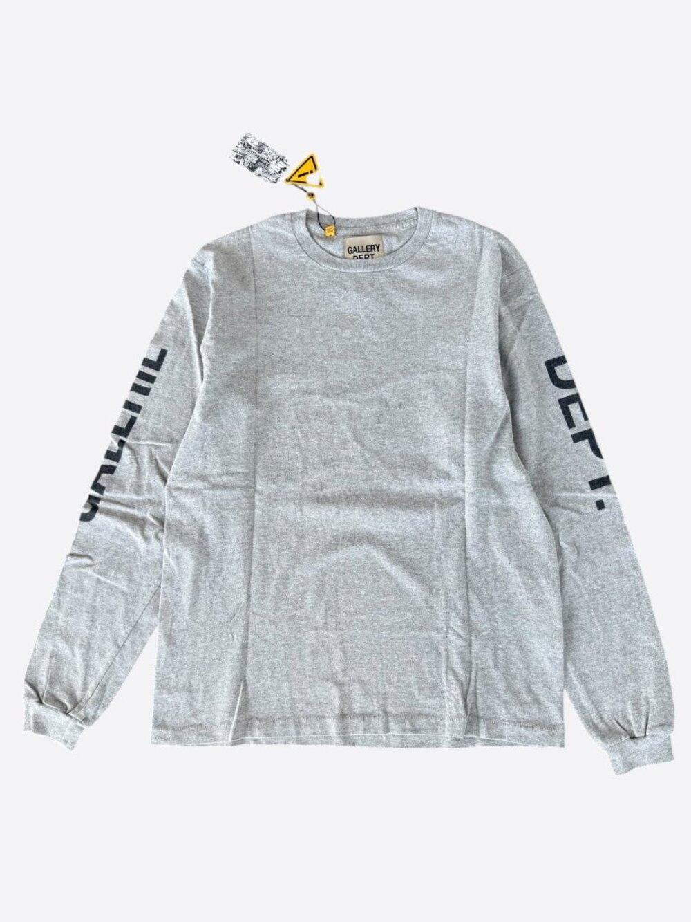 Gallery Dept Grey & Black French Logo Longsleeve T-Shirt